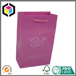 Glossy Lamination Custom Color Paper Packaging Bag for Perfume