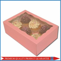 PVC Clear Window Cupcake Box