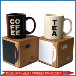 Coffee Tea Mug Kraft Color Box