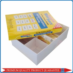 Medicine Paper Storage Box with Dividers