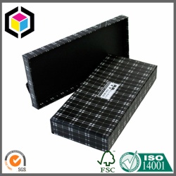 Black Stripes Matte Lamination Gift Paper Box
