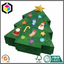 Christmas Tree Shape Gift Paper Box
