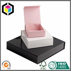 Solid Color Print Collapsible Gift Paper Box
