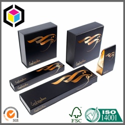 Gold Foil Logo Hair Extension Paper Gift Box