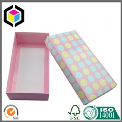 Glossy Color Socks Paper Packaging Box with Lid