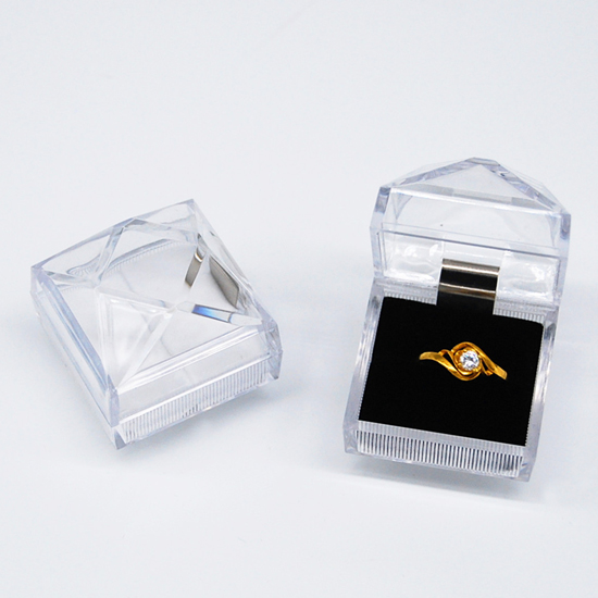 Transparent Rigid Acrylic Rigid Gift Box with Inlay Shangai