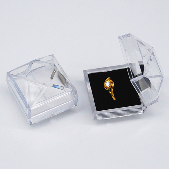 Transparent Rigid Acrylic Rigid Gift Box with Inlay Shangai