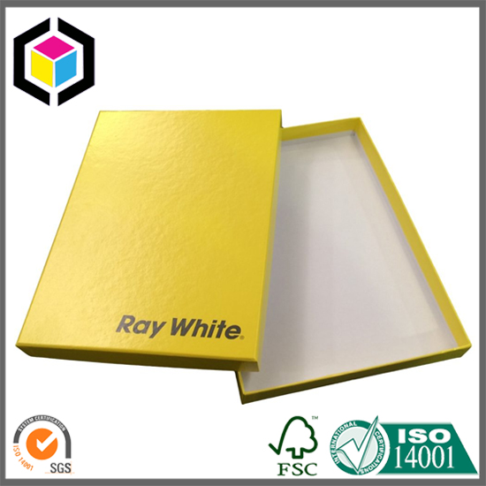 Download Matte Yellow Color Offset Printing Cardboard Gift Paper Box China Yellowimages Mockups