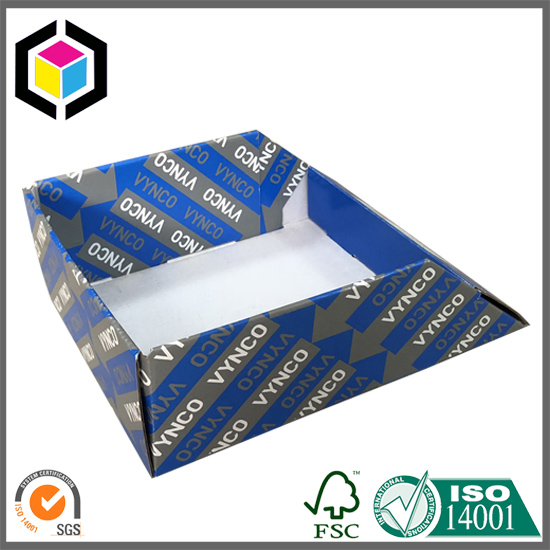 Custom Offset Printing Corrugated Cardboard Display Bin Box