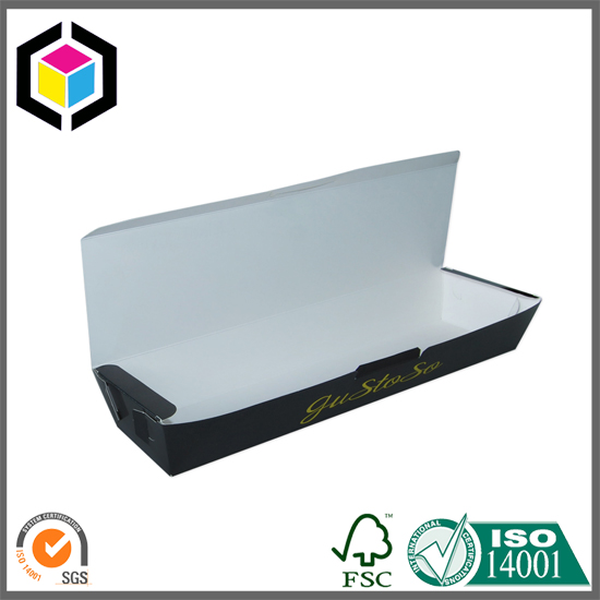 Full Color Printing Hot Dog Food Grade Paper Tray Box