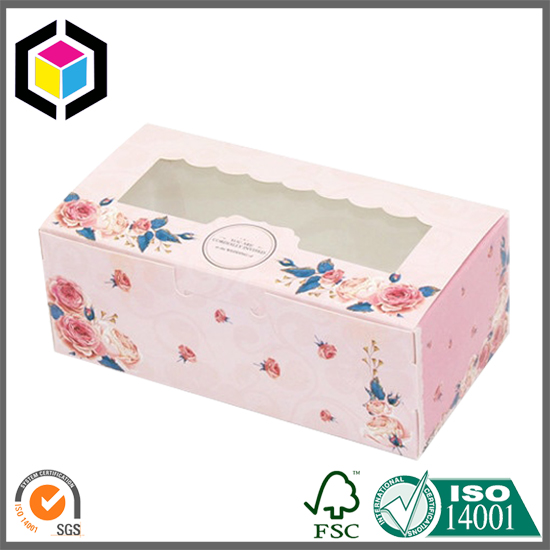 Wholesale Cupcake Biscuit Cookie Candy Color Print Paper Box