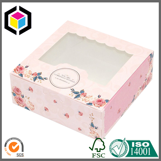 Wholesale Cupcake Biscuit Cookie Candy Color Print Paper Box