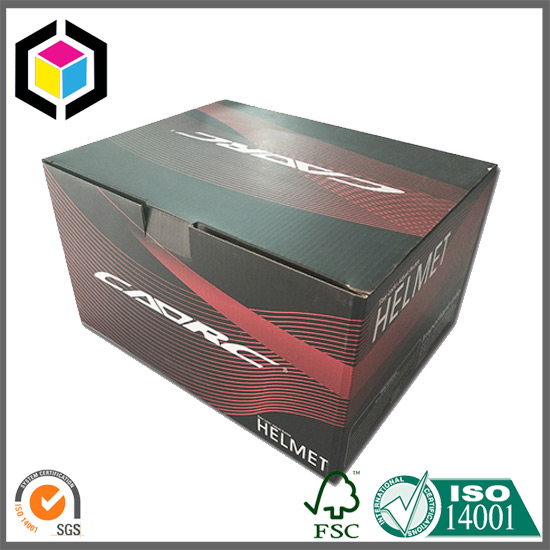 Color Printing Helmet Corrugated Paper Packaging Box