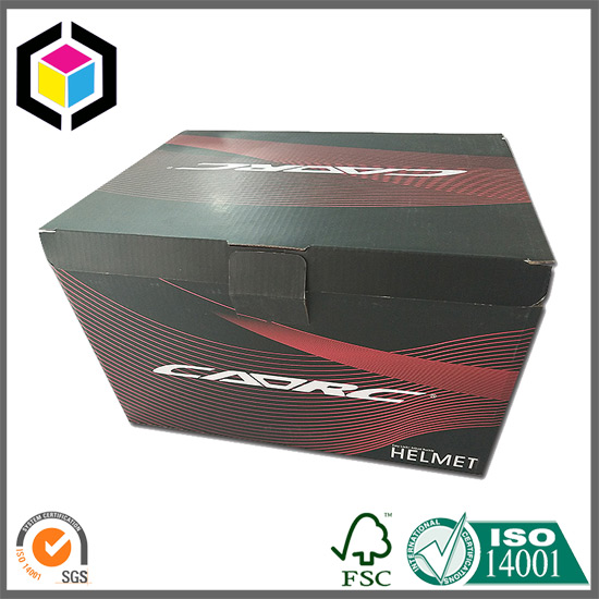 Color Printing Helmet Corrugated Paper Packaging Box