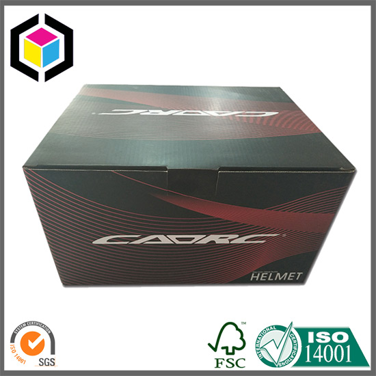 Color Printing Helmet Corrugated Paper Packaging Box