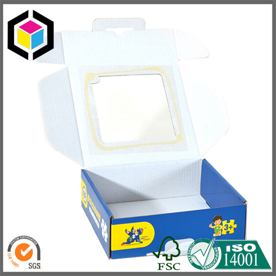 Plastic Window Corrugated Shipping Paper Box China