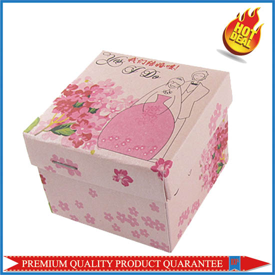 Pink Print Candies Cardboard Box