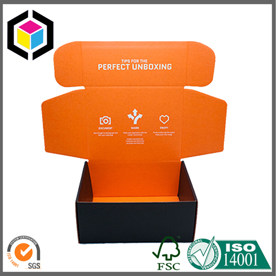 Both Sides Color Printing Corrugated Mailing Box