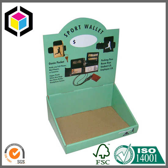 Offset Print Color Corrugated Cardboard Display Stand
