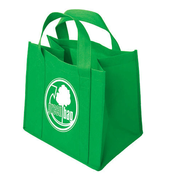 Green Non Woven Bag with Customized Logo