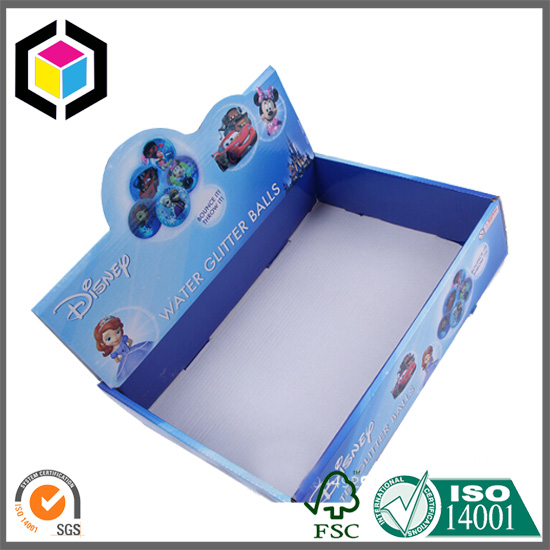 White Flute Corrugated Display Box for Disney