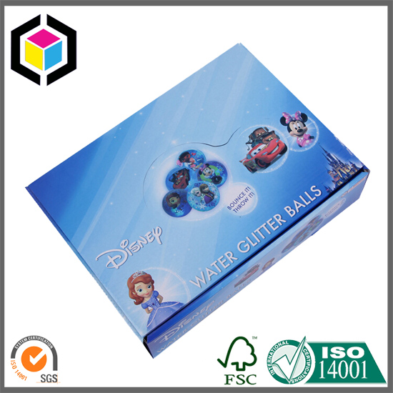 White Flute Corrugated Display Box for Disney