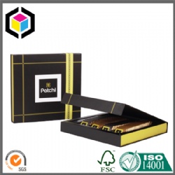 Lid Hinged Magnet Close Rigid Cardboard Paper Packaging Box