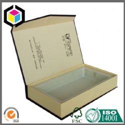 Lid Hinged Magnet Close Rigid Cardboard Paper Gift Packaging Box