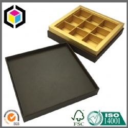 Luxury Gold Color Rigid Cardboard Gift Chocolate Box China