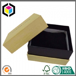 Custom Gold Logo Rigid Cardboard Watch Gift Box with Pillow Shanghai