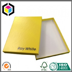 Matte Yellow Color Offset Printing Cardboard Gift Paper Box China