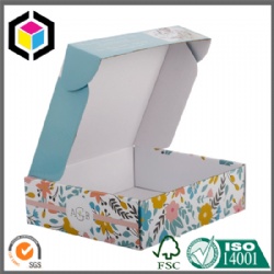 Matte Color Printing Single Wall E Flute Corrugated Mailing Box