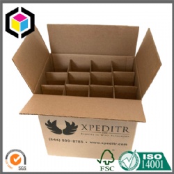 Custom Made RSC Corrugated Box with Dividers China