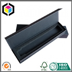 Black Color Rigid Chipboard Paper Box for Folding Ruler