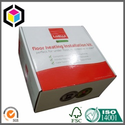 Glossy UV Corrugated Cardboard Mailing Box