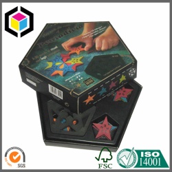 Pentagon Star Shape Color Gift Paper Box