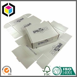 White Color Print Corrugated Shipping Box