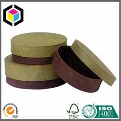 Oval Shape Color Gift Paper Packaging Box