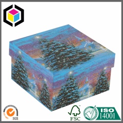 Two Pieces Handmade Christmas Paper Gift Box