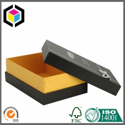 Luxury Yellow Border Rigid Gift Box