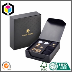 Black Color Print Cardboard Gift Box Set