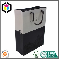 Cotton Handle Matte Color Printed Paper Bag