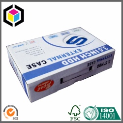 Plastic Handle Folding Corrugated Packaging Box