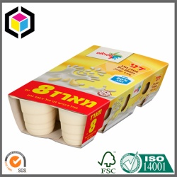 Yoghourt Cup Pack Color Printed Paper Sleeve