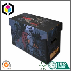 Comic CMYK Color Print Corrugated Storage Box