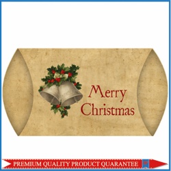 Merry Christmas Paper Pillow Box