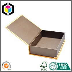 Lid Hinged Book Shape Color Print Cardboard Gift Box