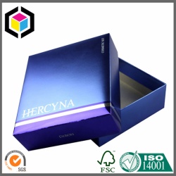 Rigid Board Metallic Color Print Cosmetics Package Gift Box