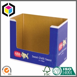 Flexographic Color Print Shelf Ready Packaging Display Box