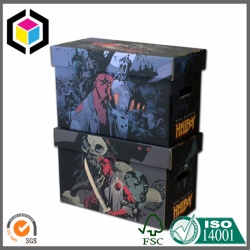 Matte Colorful Print Cardboard Corrugated Storage Box